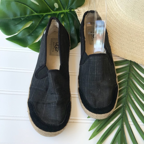 UGGs Canvaa Espadrilles Slip On Sneakers - Picture 2 of 4